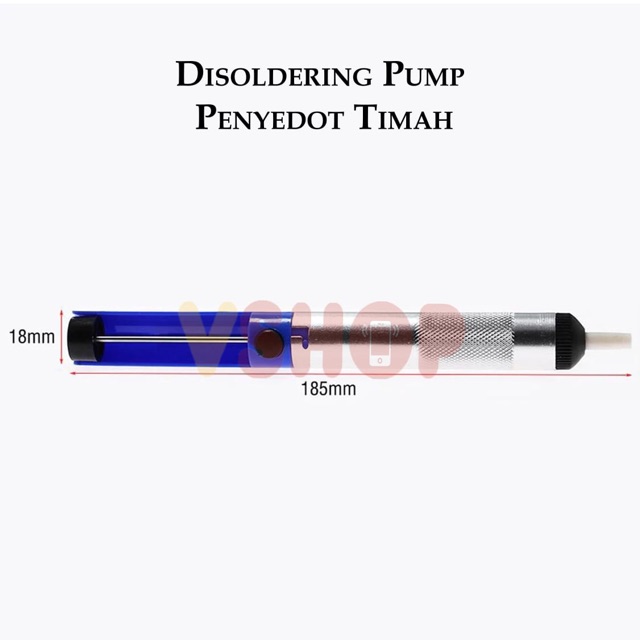 DISOLDERING PUMP - ALAT PENYEDOT TIMAH - ALAT PENGHISAP TIMAH