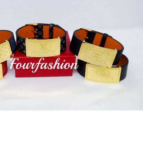 ➤ FF Gelang Jam Kulit Lebar 2CM Titanium Premium Limited ♠