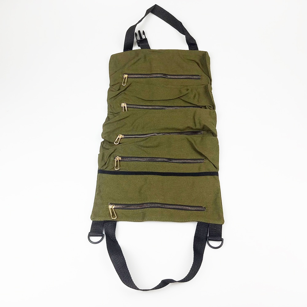 Tas Perkakas Serbaguna Roll Pouch Tool Bag - ISY01 - Army Green