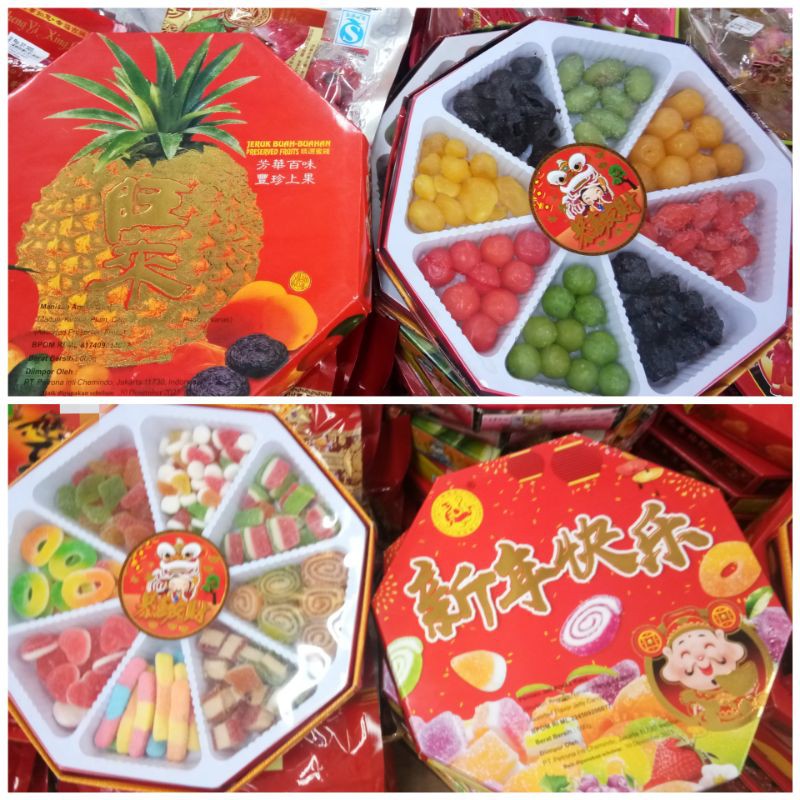 

Manisan Buah Permen Jely Imlek / Idul Fitri Hari Raya