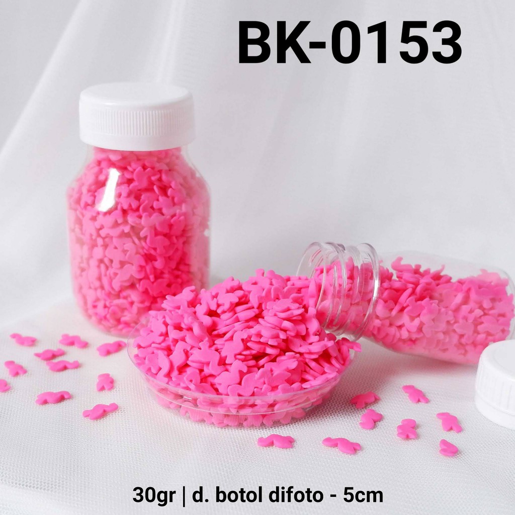 

BK-0153 Sprinkles sprinkle sprinkel 30gr 30 gram flamingo pink yamama baking grosir murah sprinkles cake dekorasi mutiara trimit decoration story sprinklestory sprinklesstory sprinkle story yamama baking