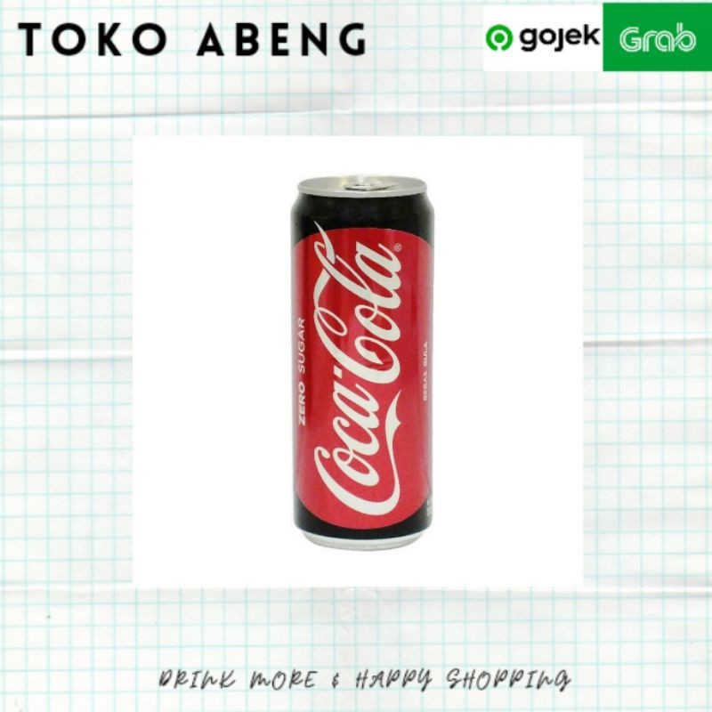 

Coca Cola Zero Sugar Kaleng 330ml 330 ml