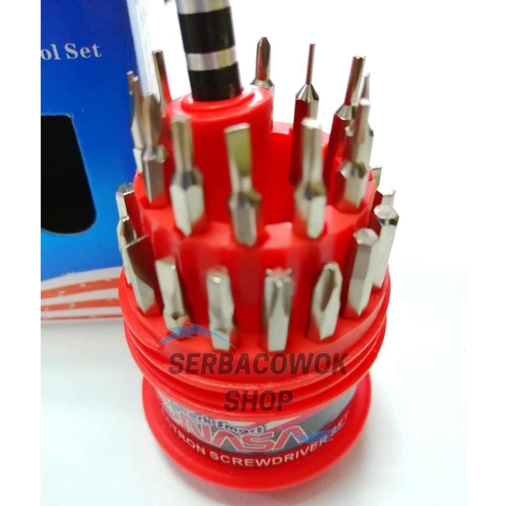 Obeng Hp Set Botol 31 In 1 Precise Manual Tools Set Multifungsi Termurah Berkualitas