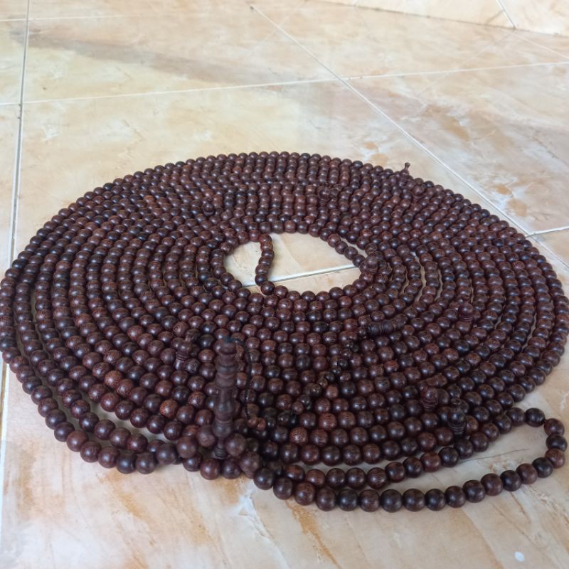 Tasbih galih asem GRADE A 10mm tasbih 1000 butir  tasbih 1000 biji