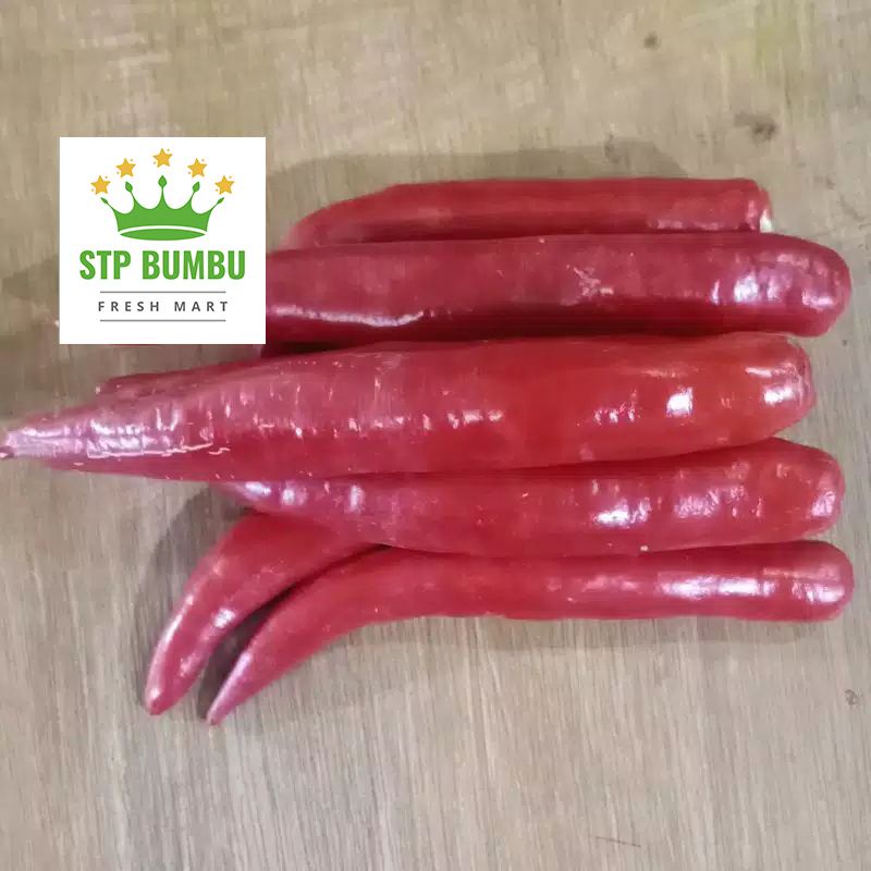 Cabe Merah Besar Petik Tangkai 50 gram - 100 gram / Cabai