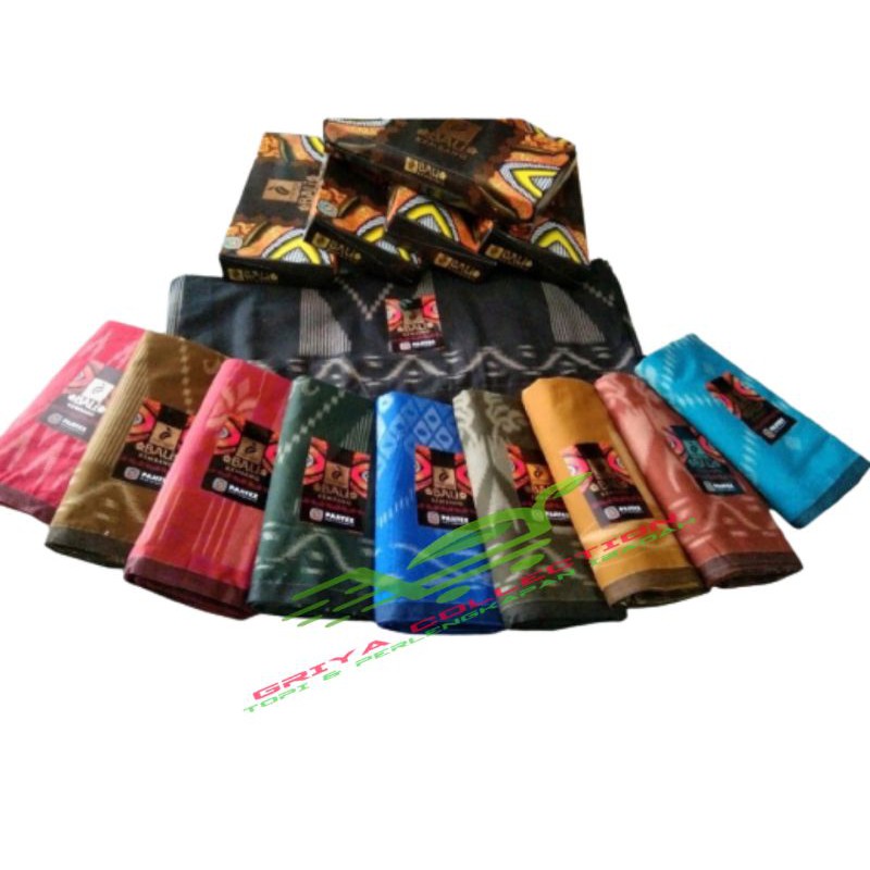 SARUNG MANGGA BALI KEMBANG / SARUNG TENUN CAP MANGGA MOTIF BALI KEMBANG / SARUNG MANGGA ORIGINAL