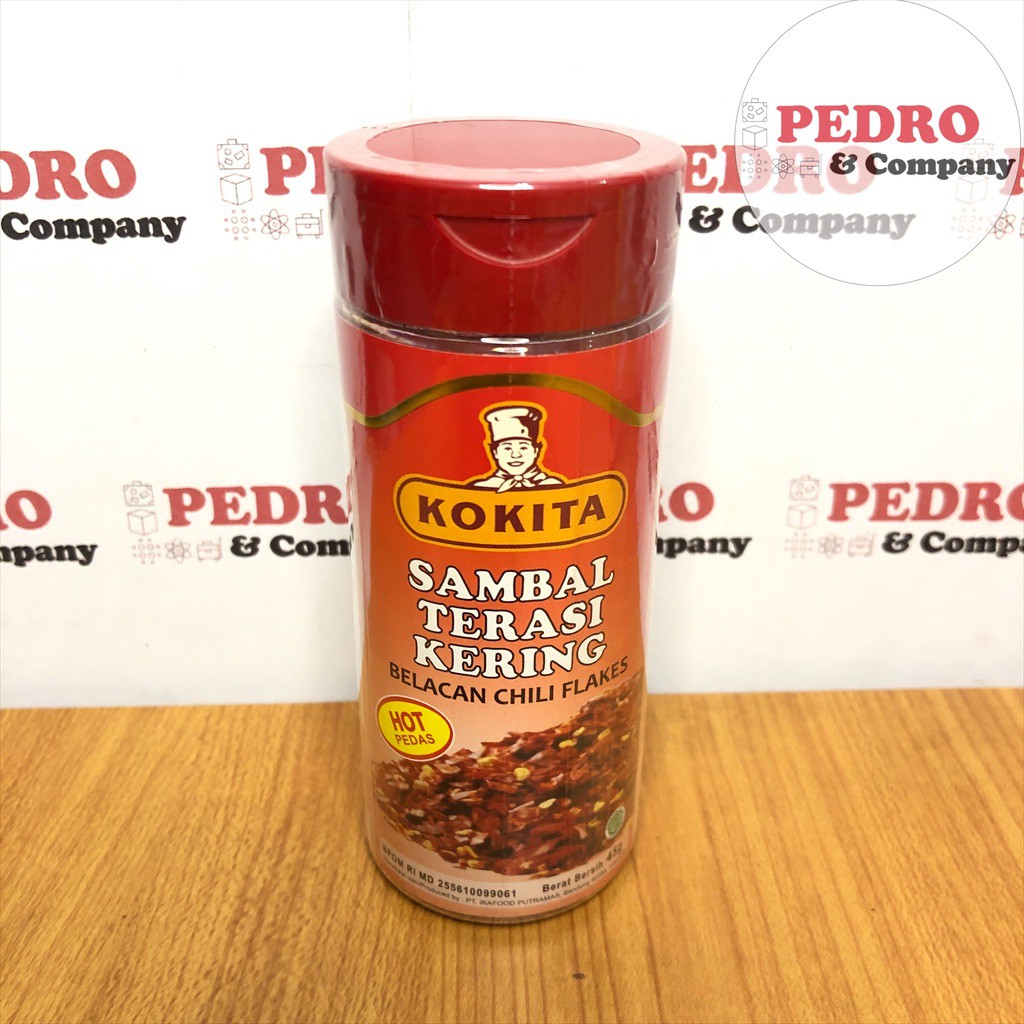

Kokita sambal terasi belacan chili flakes hot pedas 45 gram