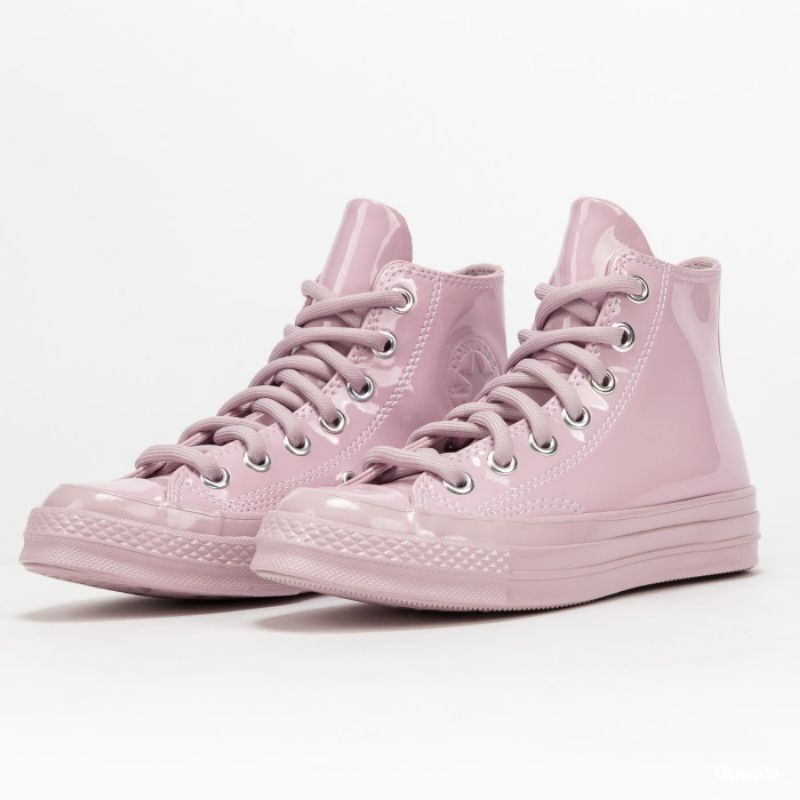 Converse Chuck Taylor 70s Patent Pop Leather Mono Hi Salt Lilac Size 39