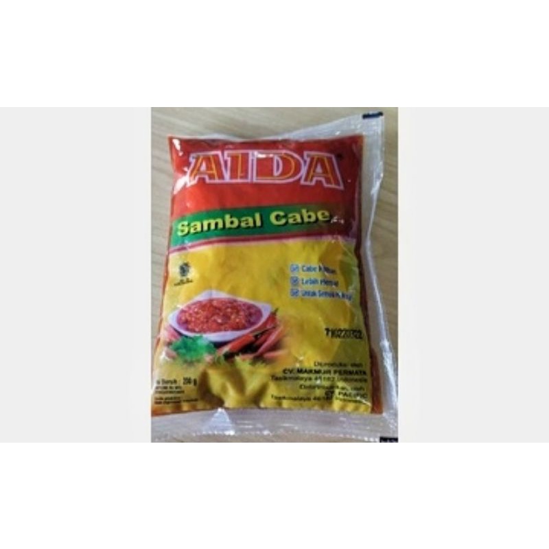 

Sambal Cabe AIDA Extra Pedas 1 Dus