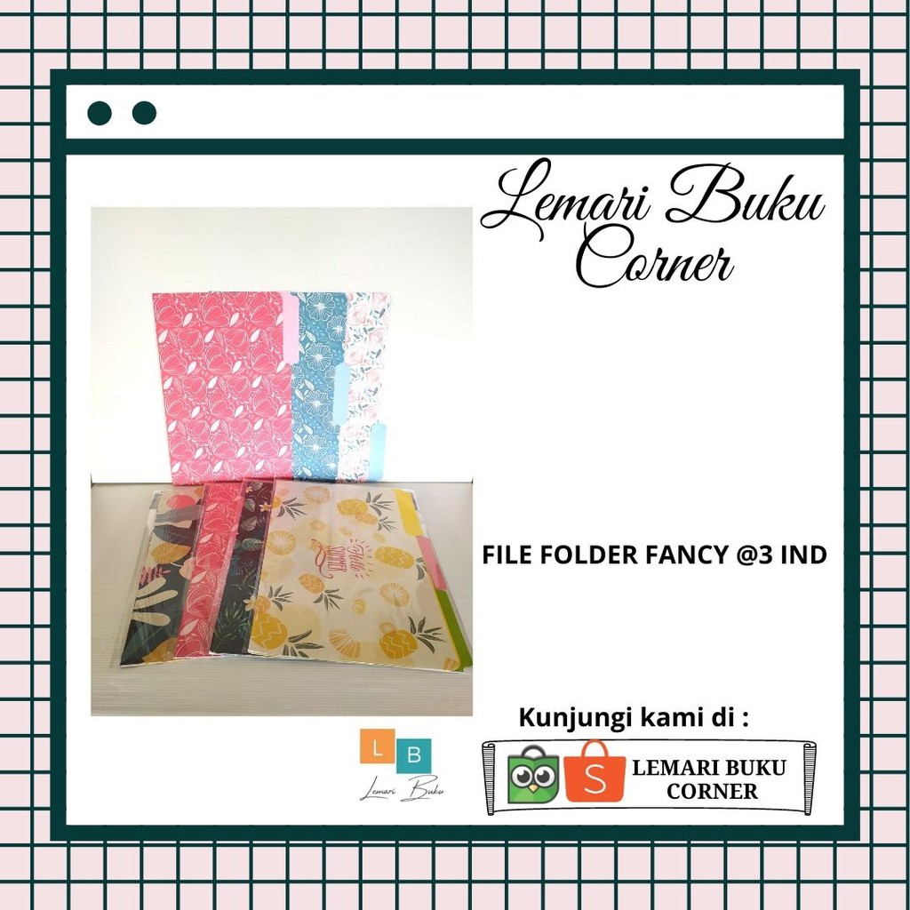 

FILE FOLDER FANCY @3 IND