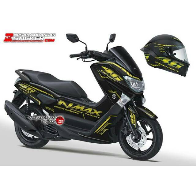 Stiker nmax desain valentino rossi 46