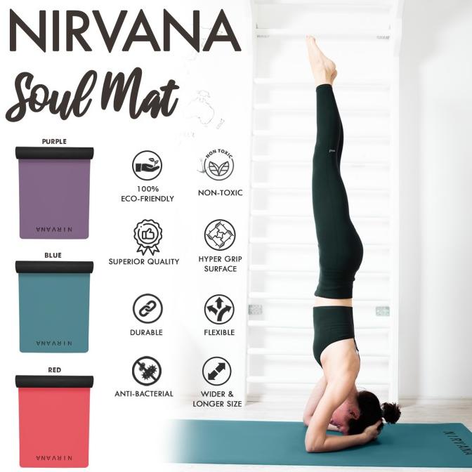 Nirvana Soul Mat Yoga Mat Nirvana - BLACK