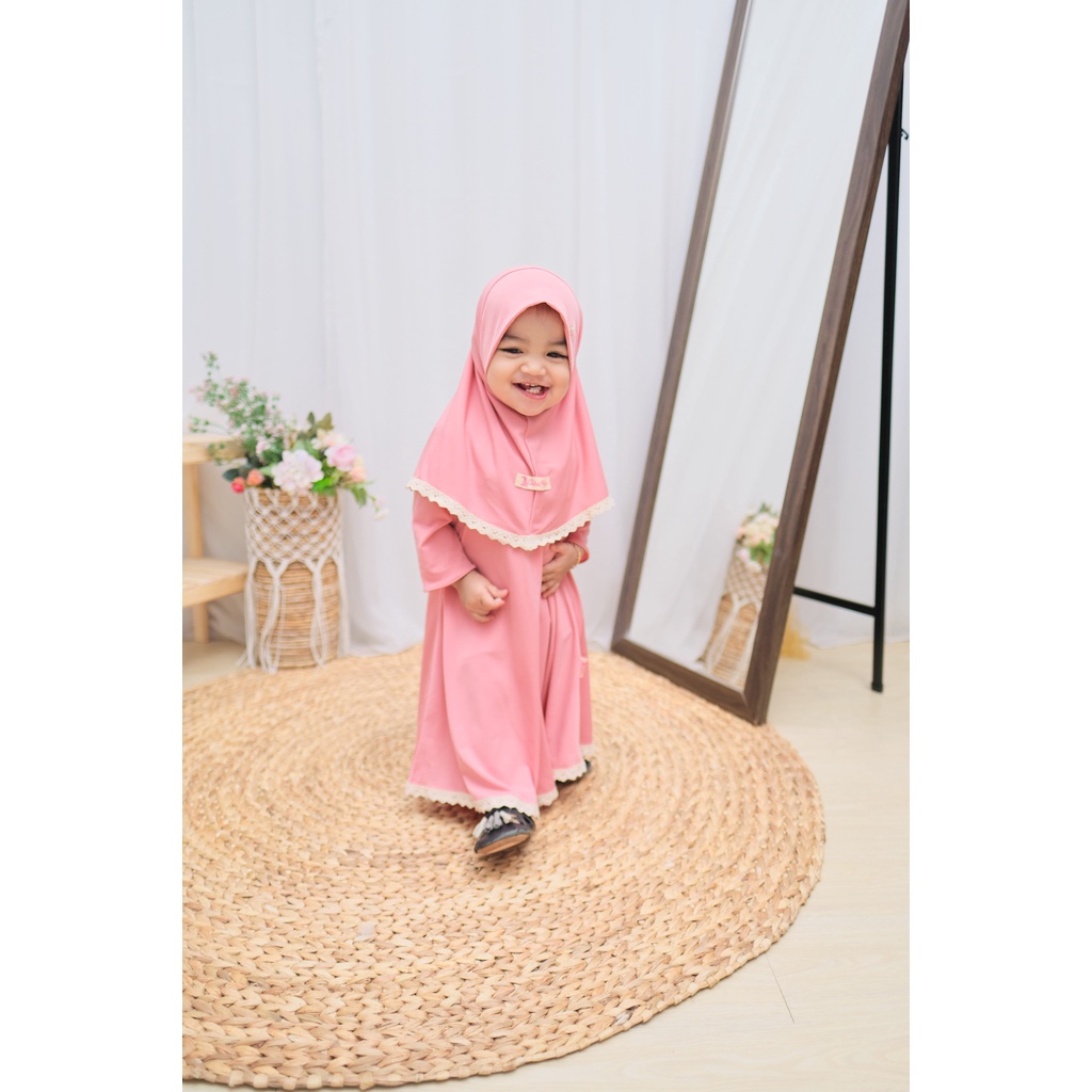 HONEYBLOSSOM gamis bayi perempuan 0 6 bulan / gamis bayi perempuan 1 tahun alesha