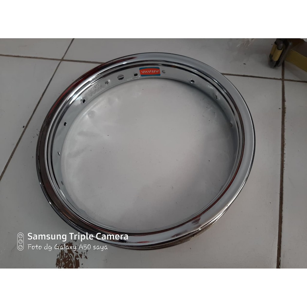 Rims Velg sepeda anak ukuran 12 inch Besi Hole 16 ARAYA ORIGINAL JAPAN