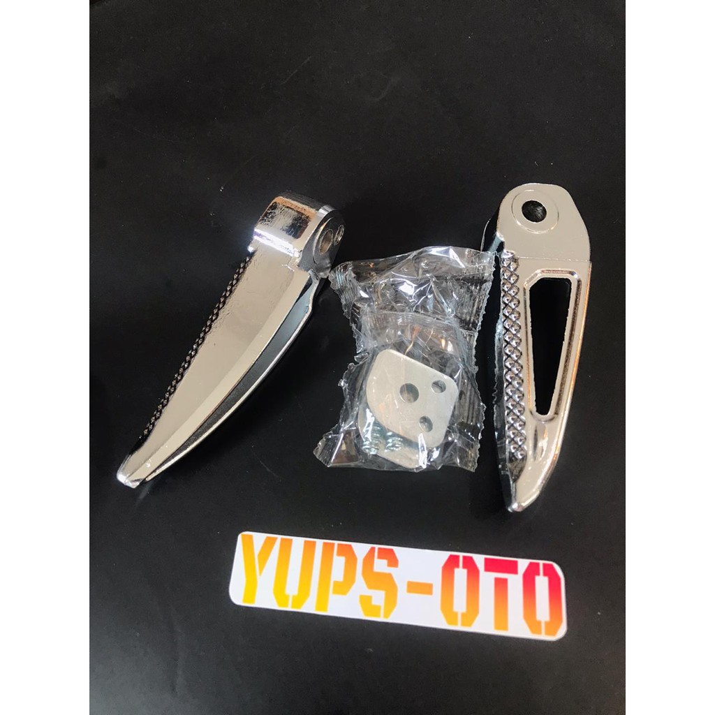 STEP BELAKANG HONDA BEAT VARIO SCOOPY CHROME CROM CROME