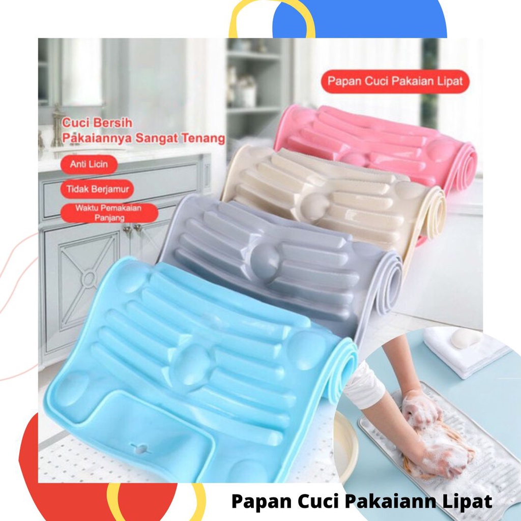 PAPAN CUCI BAJU PAPAN CUCI BAJU SILIKON ALAT CUCI PAKAIAN LIPAT PAPAN CUCI PAKAIAN PAPAN CUCI BAJU S