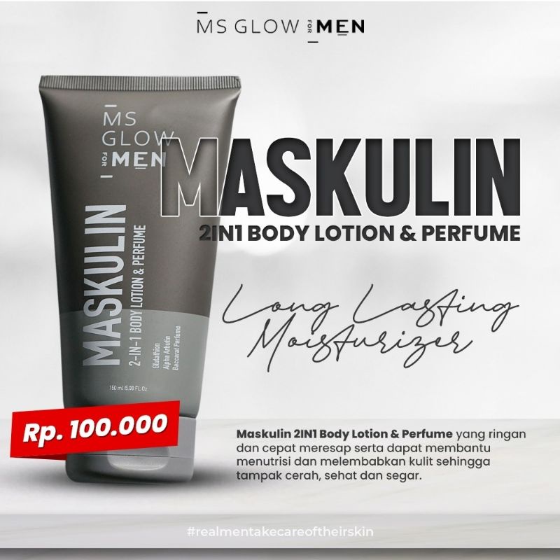 RB MS Glow Men Paket Skincare Pria Perawatan Wajah Men