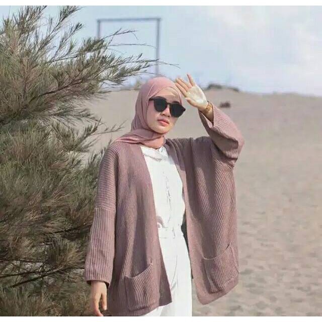 COD SHAKER CARDIGAN KNIT | DEANDRA OVERSIZE CARDIGAN RAJUT | KARDIGAN RAJUT MURAH | OUTER RAJUT