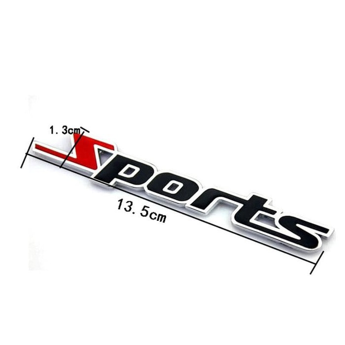 Emblem logo stiker SPORT SPORTS Mobil Toyota Avanza Emblem logo stiker SPORT SPORTS Mobil Toyota Avanza