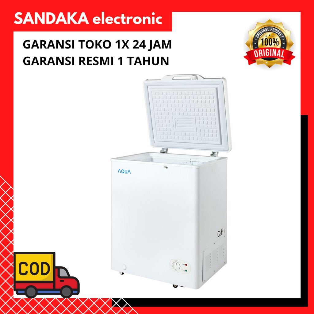 Chest Freezer AQUA AQF 100/ AQF-100/ AQF 100 Freezer Box 100 Liter