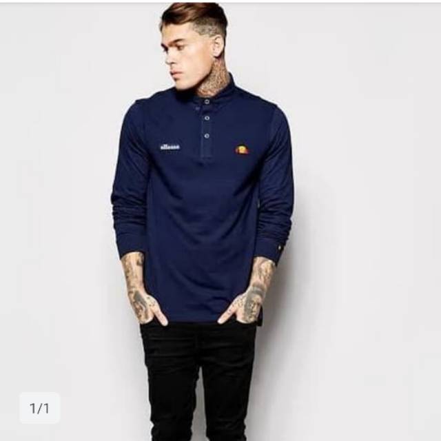 KAOS TSHIR POLO ELLESE LENGAN PANJANG