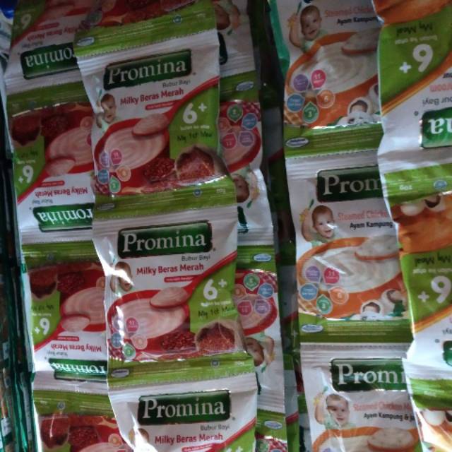 

✓Promina Bubur Bayi @20gr ---> 1 Renteng (8pcs)