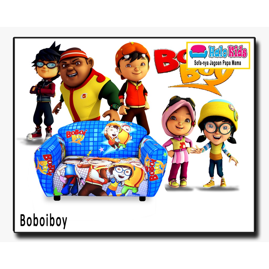 HADIAH ANAK | SOFA HALO KIDS - MOTIF BOBOIBOY | SOFA ANAK | KURSI BAYI | MAINAN BUKAN SOFA ODONG2