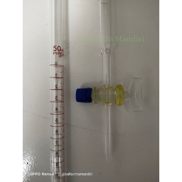 Jual Buret 50 ml Kran Glass Pyrex Shopee Indonesia