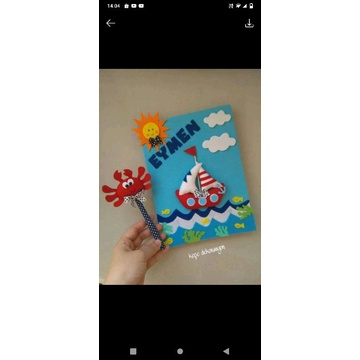 

sampul buku flanel custom