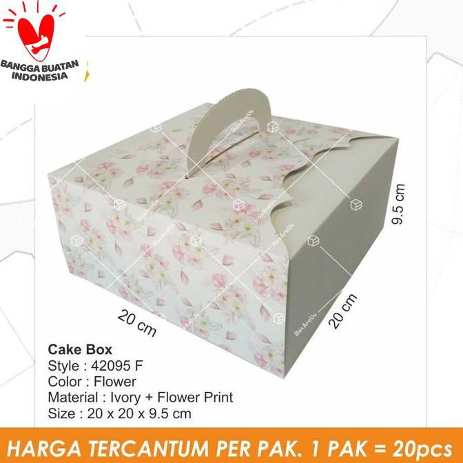

Silahkan Order] 42095 F | Packaging, Dus Kue, Box Kue, Gift Box - Flower