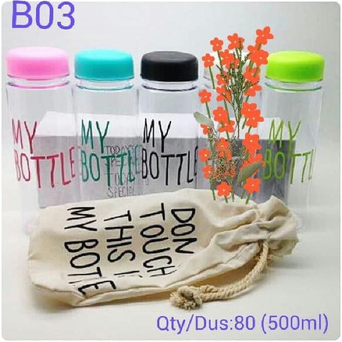 GROSIR BOTOL MINUM TUMBLR MY BOTTLE FREE POUCH - GOJEK ONLY BOTOL