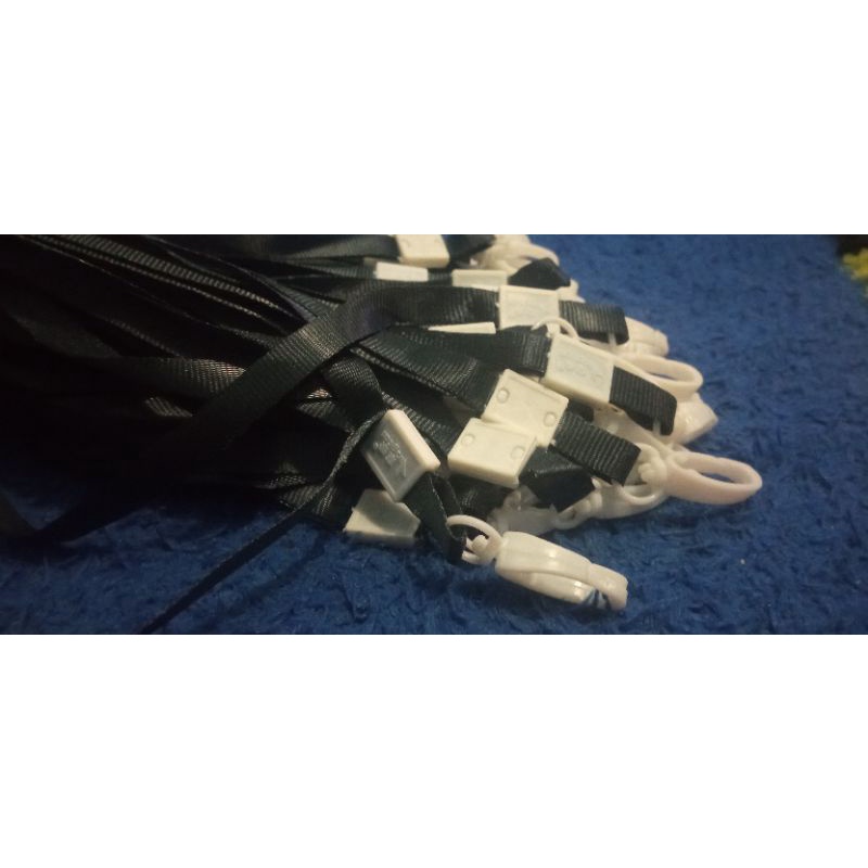 

Tali Lanyard id card polos hitam