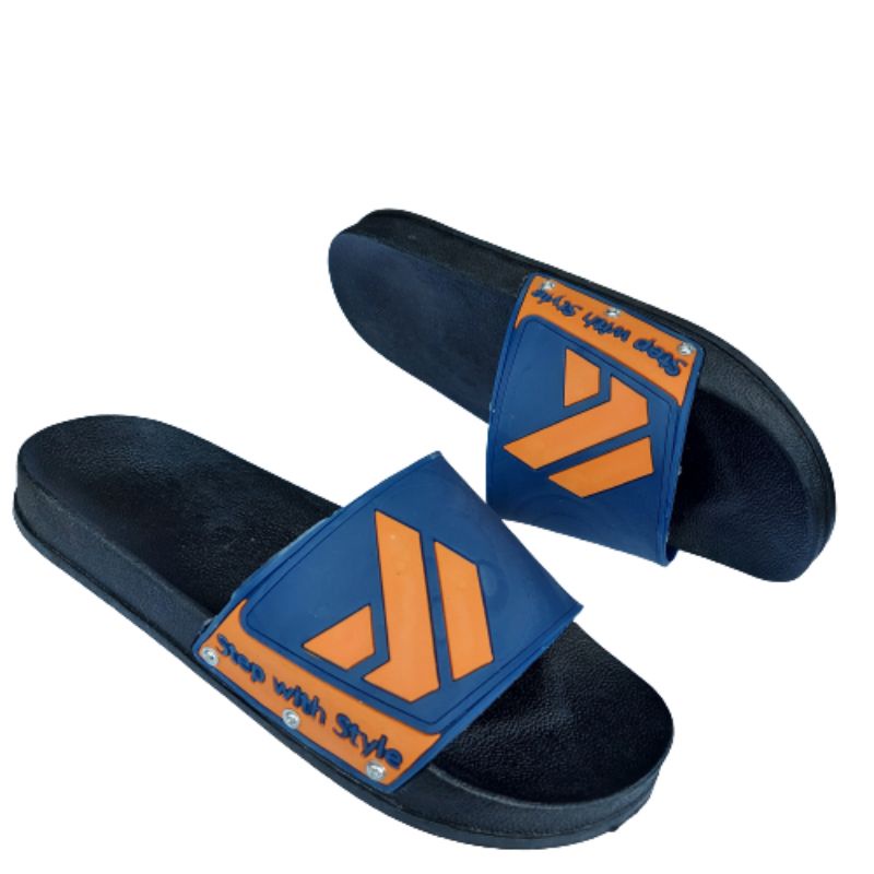 Sandal Slide Pria Step With Stile Sandal Karet