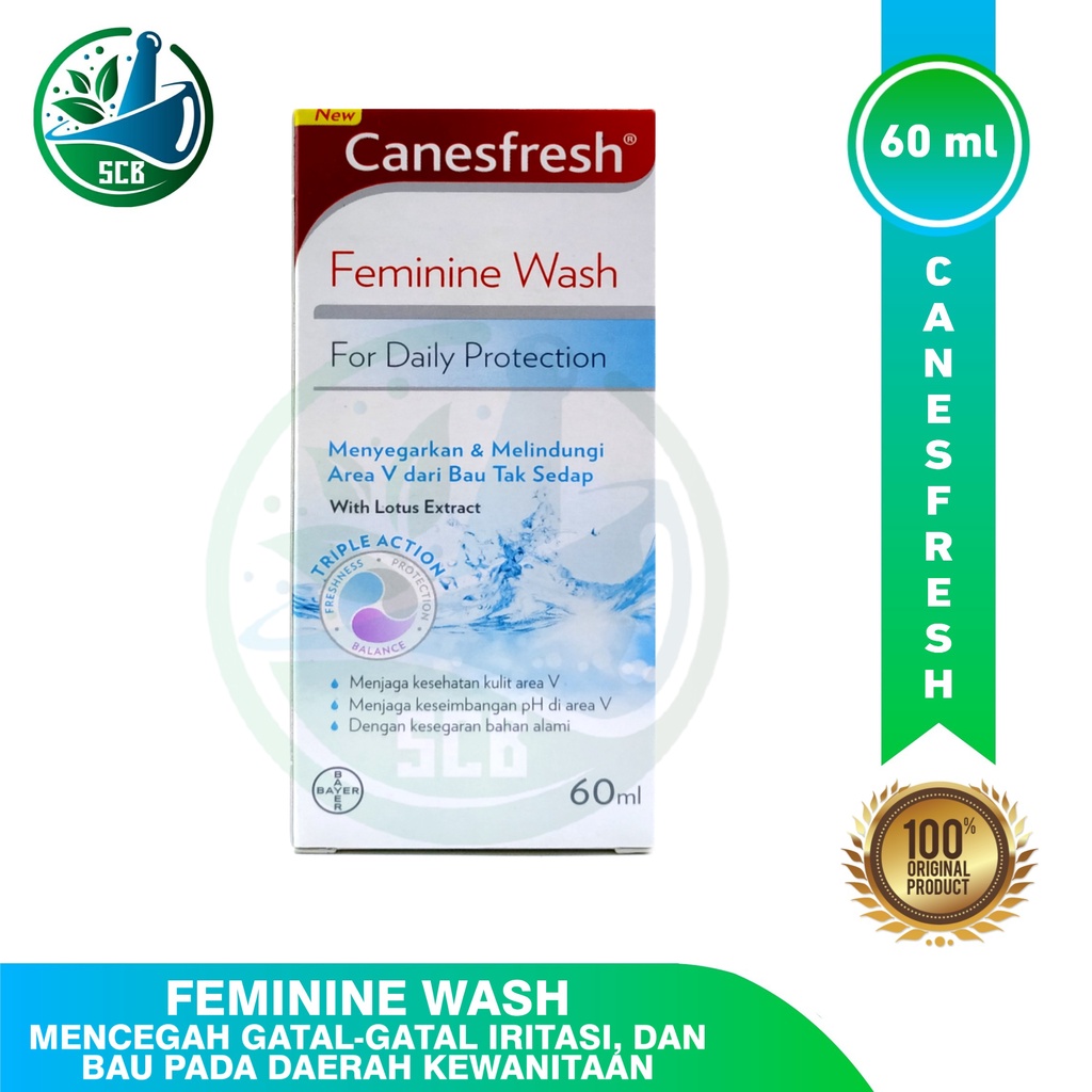 Canesfresh Feminine Wash Triple Action 60 mL