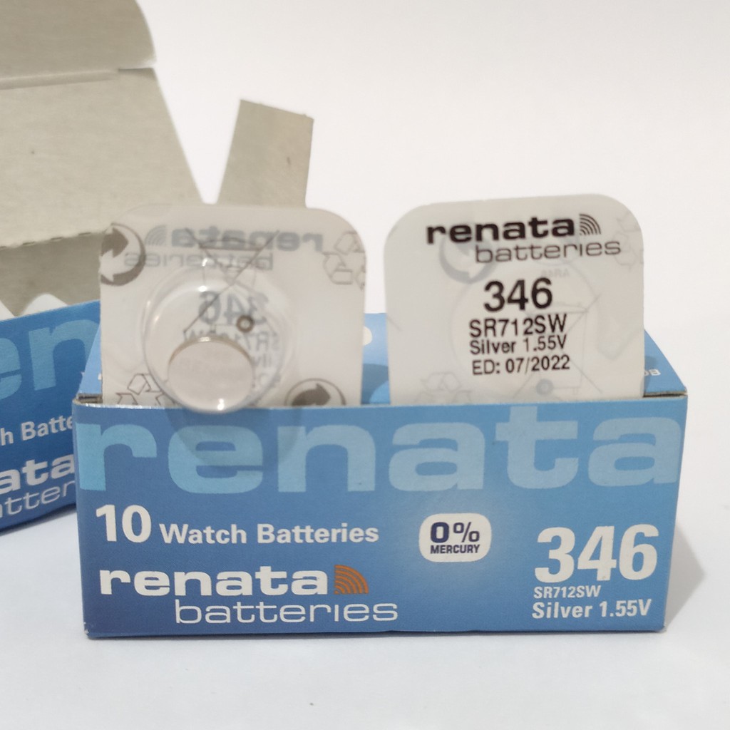 BATERAI JAM TANGAN RENATA 346 SR721SW SR 712 SW ORIGINAL BATRE BATREI BATERAI KANCING JAM TANGAN