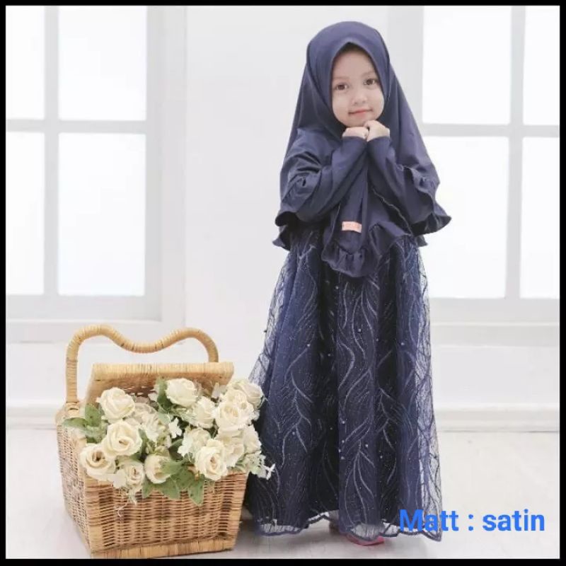 gamis baju muslimah gaun pesta mewah anak