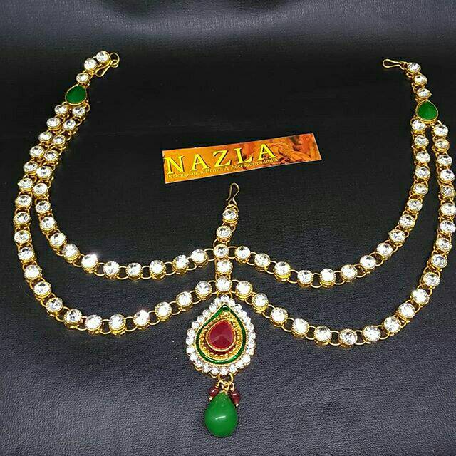  hiasan  kepala  india dewasa mathapatti mathapaty wedding 