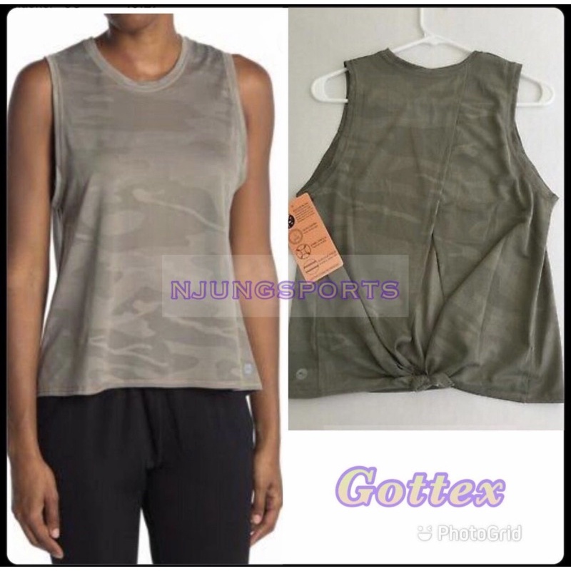 Baju olahraga wanita/yoga/zumba gottex camo sand