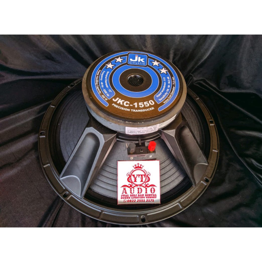 SPEAKER KOMPONEN 15 INCH JKC 1550 JK COUSTIC ORIGINAL