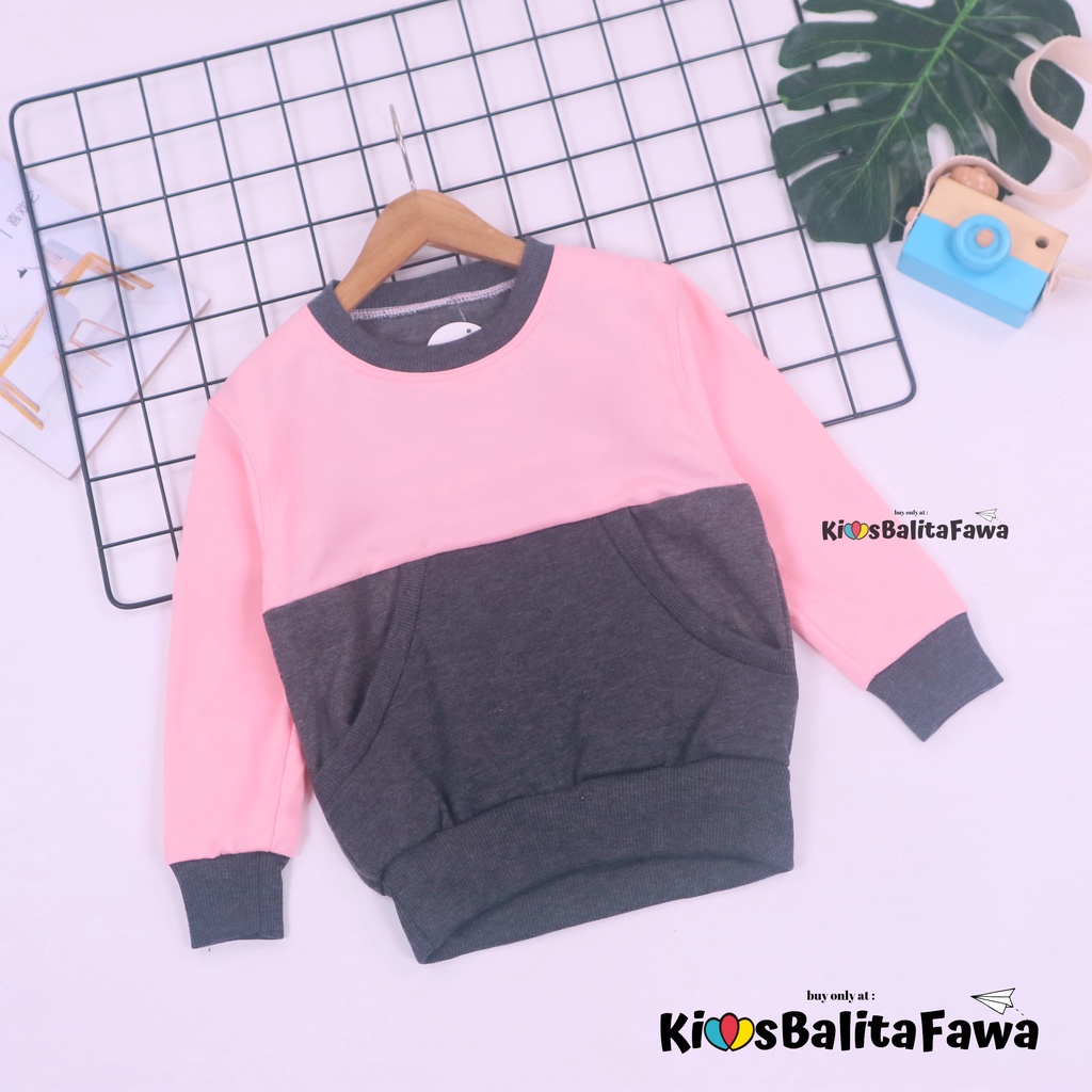 [UNIVERSAL] Sweater Joe uk 1-4 Tahun /  Baju Anak Perempuan Laki Polos Model Switer Tebal Outwear