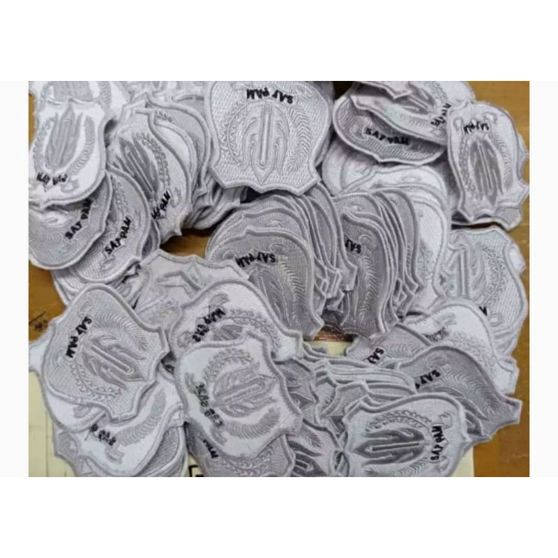 bordir logo satpam terbaru/bet satpam/bordir kewenangan satpam