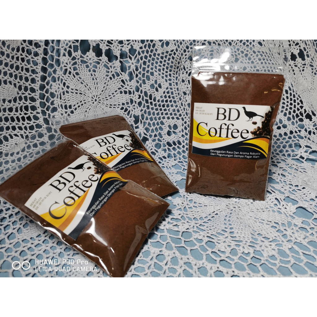 

BD COFFEE ORIGINAL / KOPI BUBUK - KOPI PILIHAN ROBUSTA -100 gram - ASLI PAGAR ALAM - ORIGINAL COFFEE