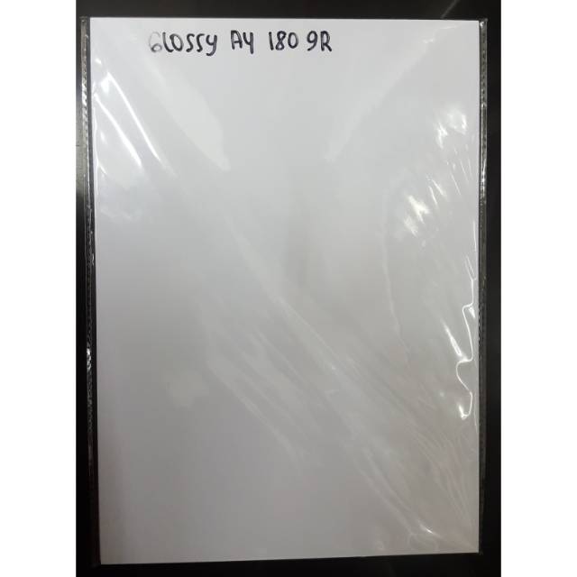 

Photopaper glossy A4 180gr