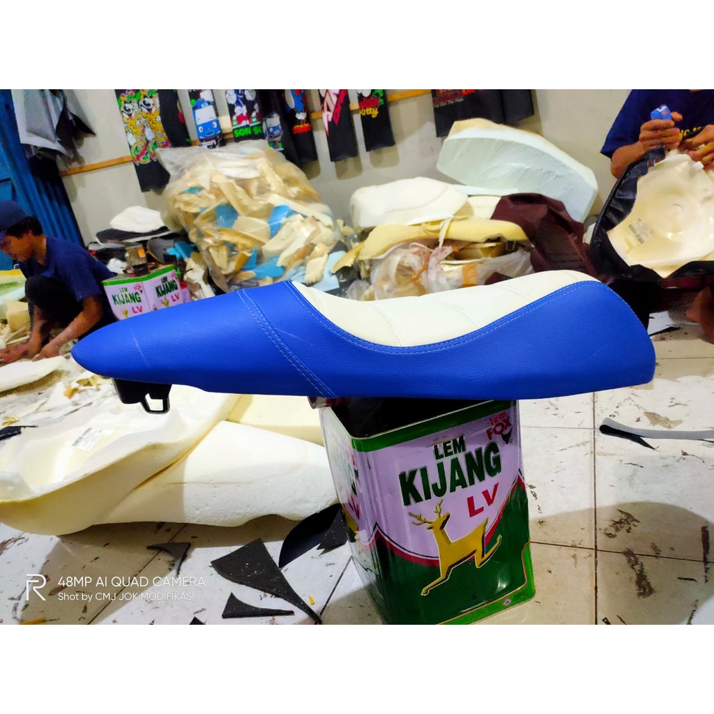 Jok Honda beat deluxe caferacer-Jok Honda beat new variasi caferacer