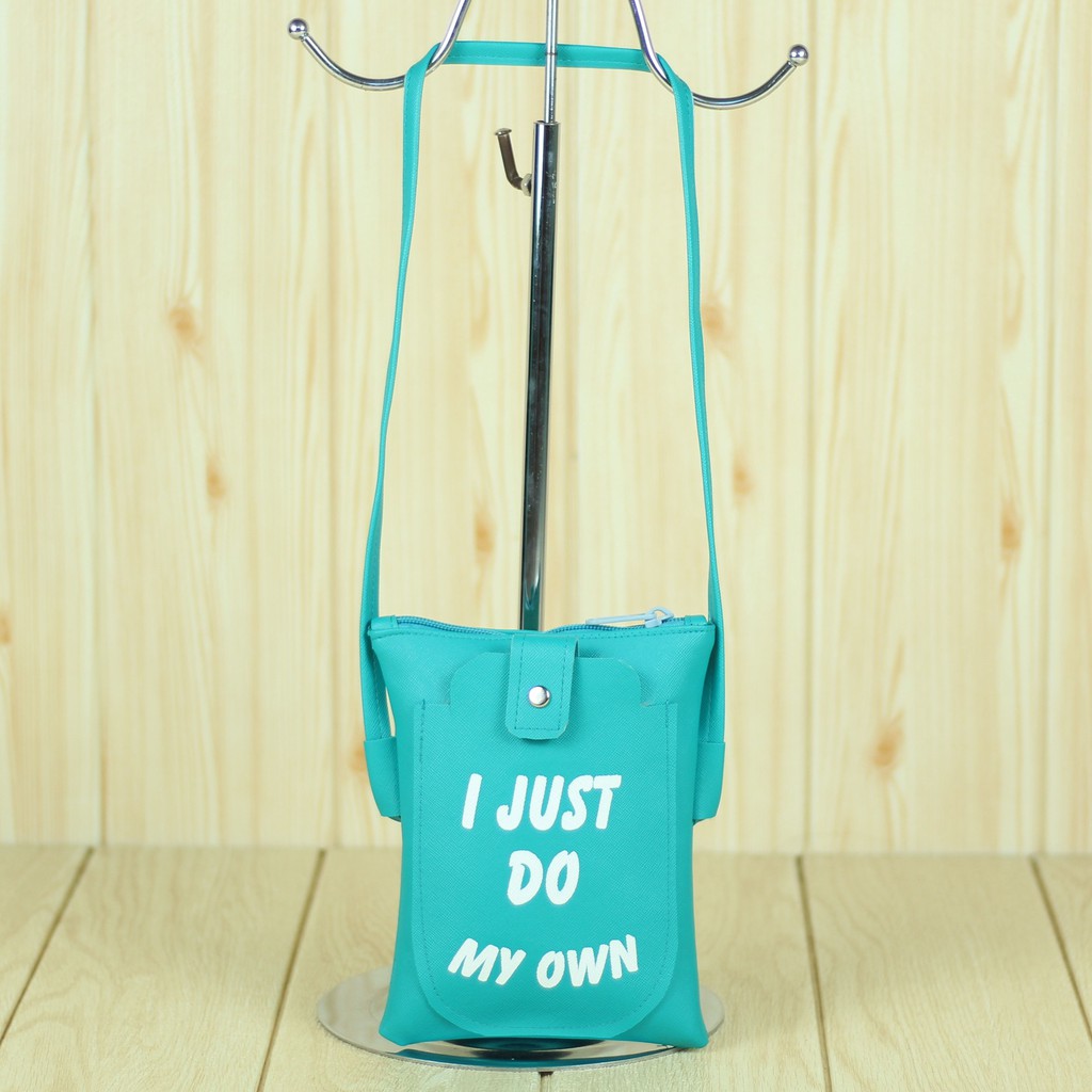 Sling Bag Mini Wanita I JUST DO MY OWN Tas Dompet HP Multifungsi Bagus Tas Selempang Cewek Kasual