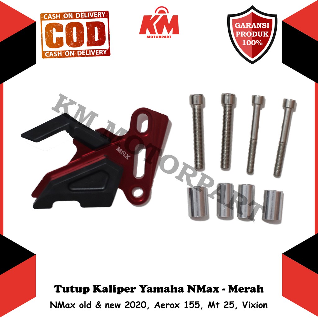 Cover Kaliper CNC Yamaha Nmax N Max Aerox 155 Mt 25 Vixion Tutup Kaliper Variasi