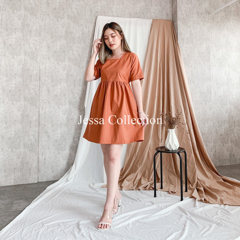 Premium Helleta Plain Dress HH 164 COTTON