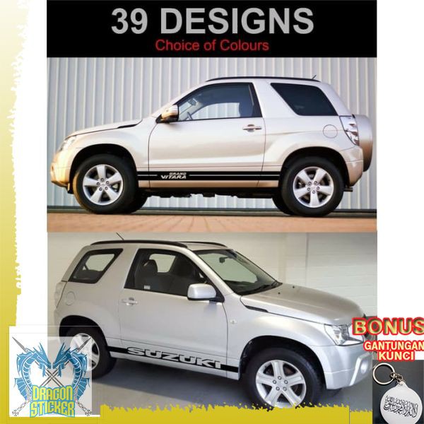 TERMURAH sticker grand vitara stiker grand vitara stripe mobil suzuki vitara Dragon Sticker