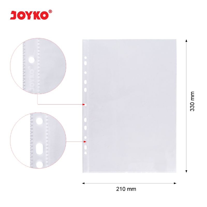 Sheet Protector joyko 1 pack Pelindung Kertas Joyko isi 10