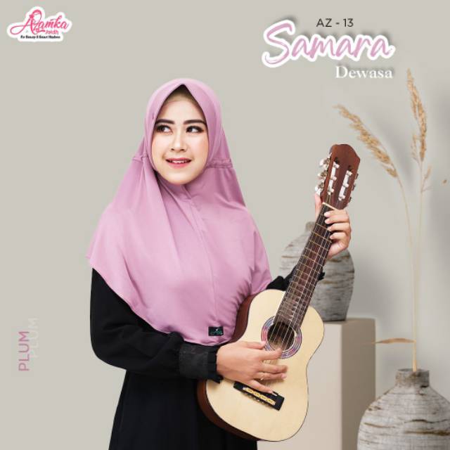 Samara Dewasa New Ori By Azamka||Hijab Serut Belakang||Daily Hijab